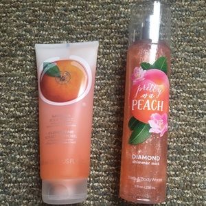 Clementine Body Sorbet and Peach Shimmer Mist